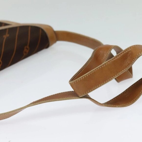 GUCCI Shoulder Bag Canvas Leather Brown Gold Auth ep9840 - Picture 7 of 16